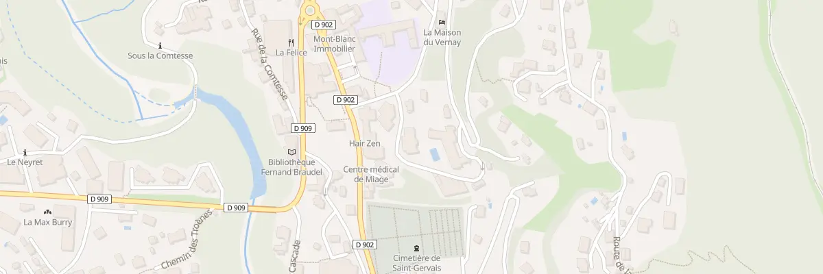 Plan du 58 Rte de la Mollaz à Saint-Gervais-les-Bains