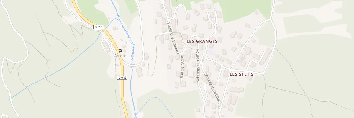 Plan du 445 Rte des Granges à Pralognan-la-Vanoise