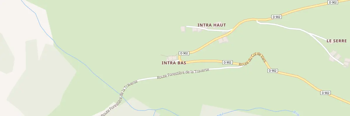 Plan du 5102 Sous l’Intra à Saint-Paul-sur-Ubaye