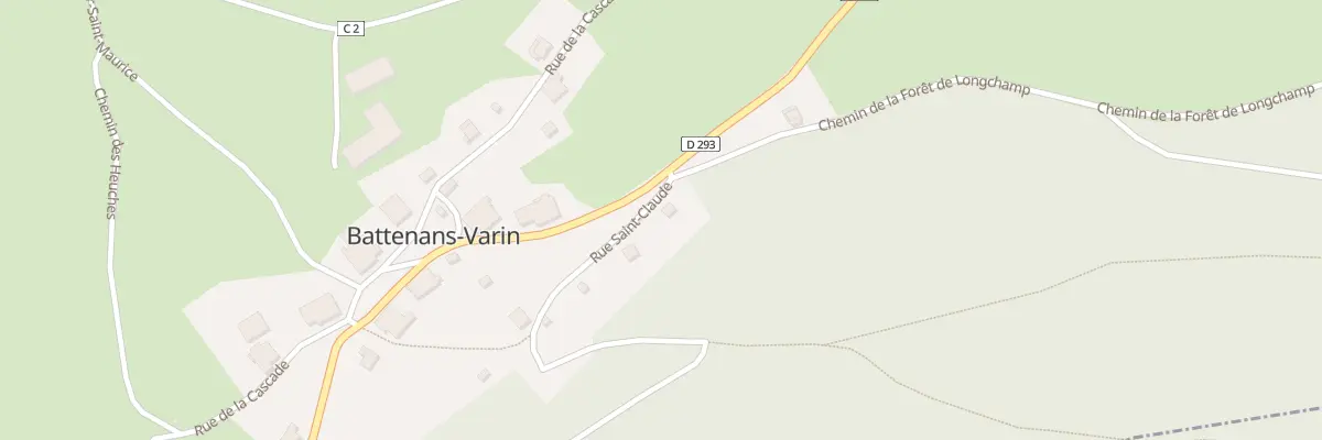Plan du 1 Rue Saint Claude à Battenans-Varin