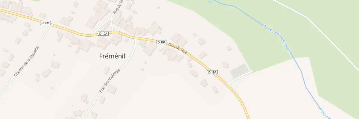 Plan du 1 Grande Rue à Fréménil