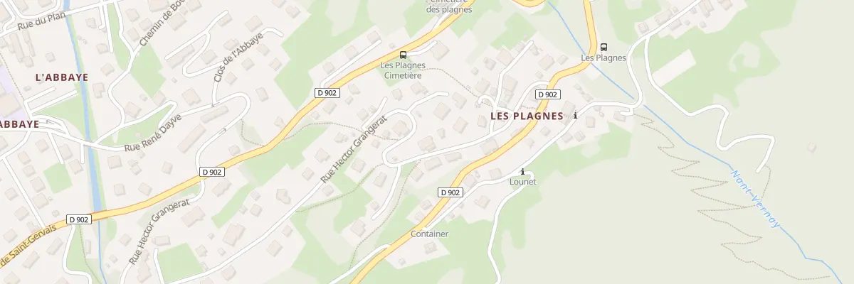 Plan du 701 Rue hector grangerat à Passy