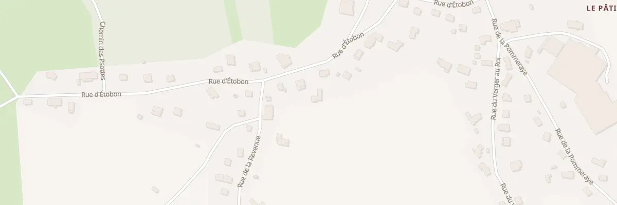 Plan du 35B Rue d’Etobon à Chenebier
