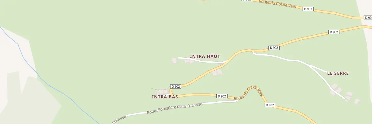 Plan du 5099 Sous l’Intra à Saint-Paul-sur-Ubaye