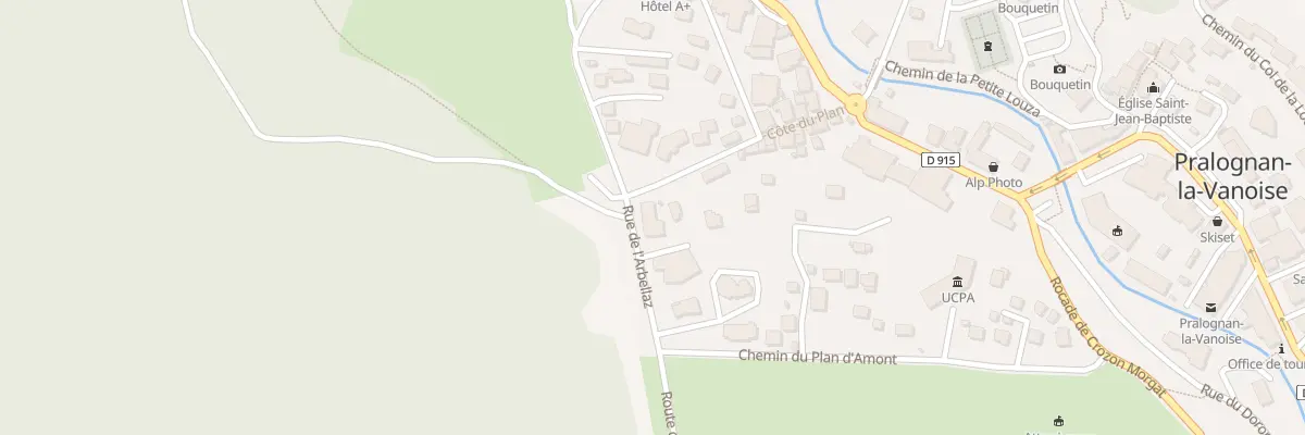 Plan du 87 Rue de l’aiguille d’août à Pralognan-la-Vanoise