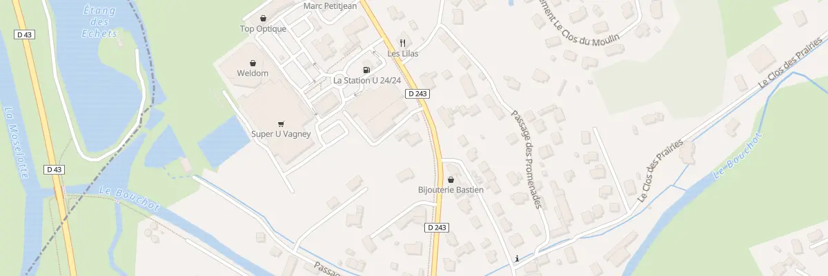 Plan du 7 Rue du Gen de Gaulle à Vagney