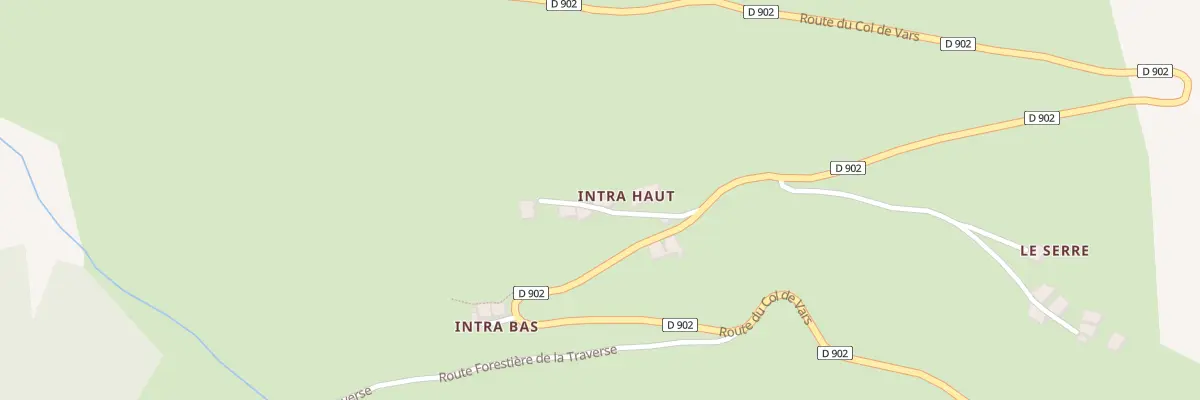 Plan du 5104 Sous l’Intra à Saint-Paul-sur-Ubaye