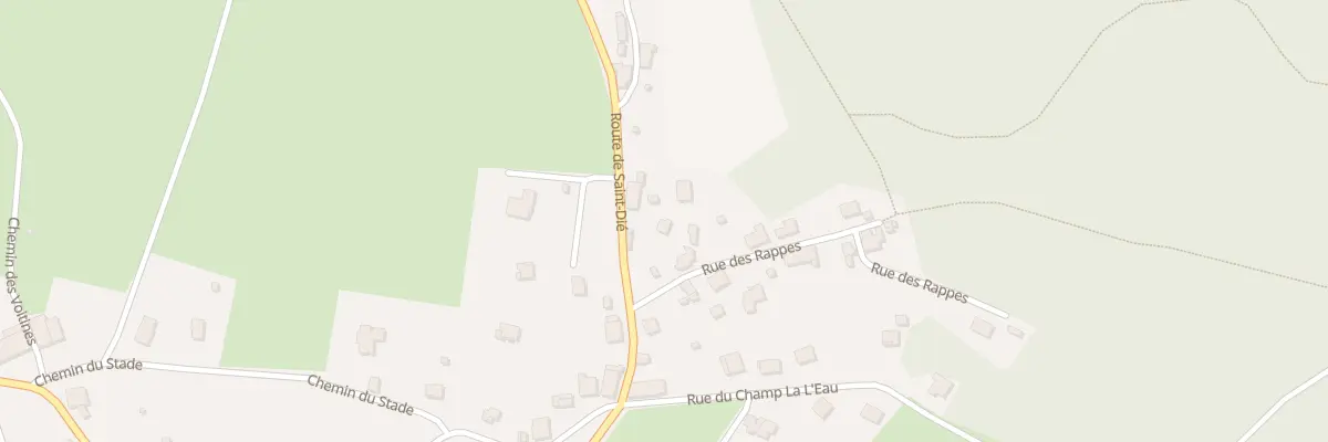 Plan du 404 Rte de St Die à Housseras