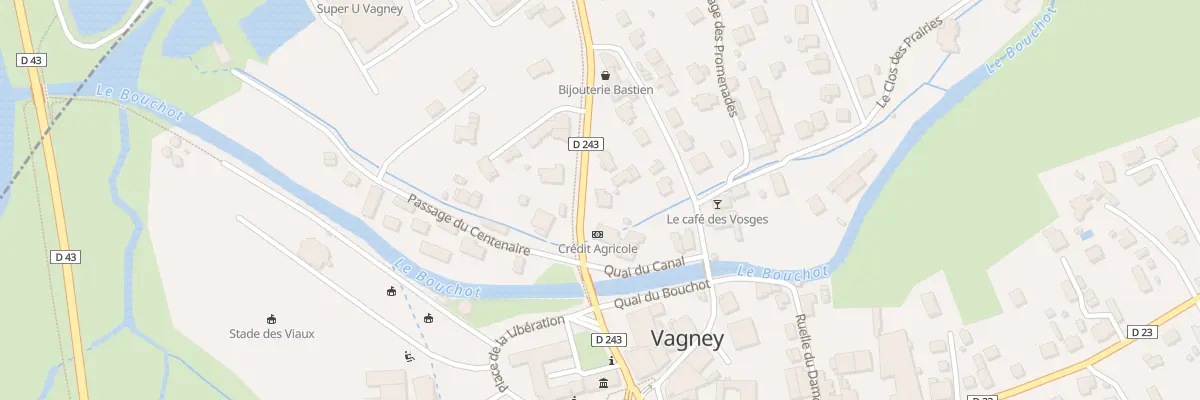 Plan du 2T Rue du Gen de Gaulle à Vagney