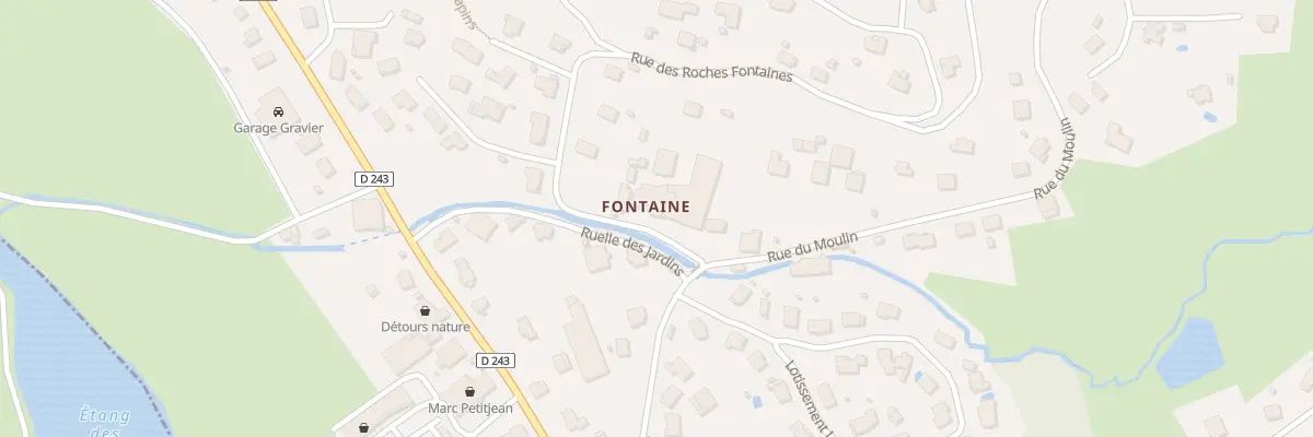 Plan du 2 Rue des Roches Fontaines à Vagney