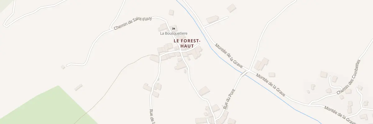 Plan du 1124 Rte des Sanières à Jausiers