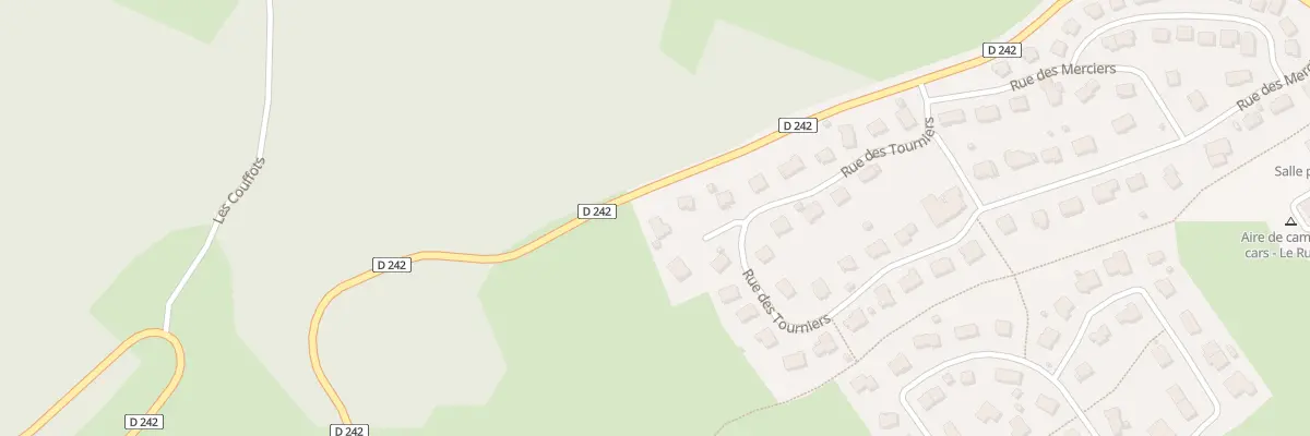 Plan du 25 Rue des Tourniers au Russey