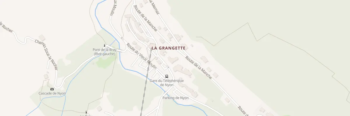 Plan du 34 Rte du Téléphérique de Nyon à Morzine
