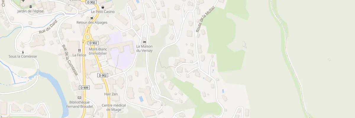 Plan du 840 Rte de la Mollaz à Saint-Gervais-les-Bains