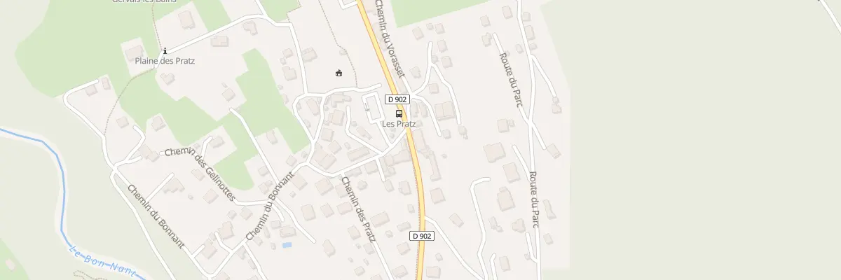 Plan du 999 Av de Miage à Saint-Gervais-les-Bains
