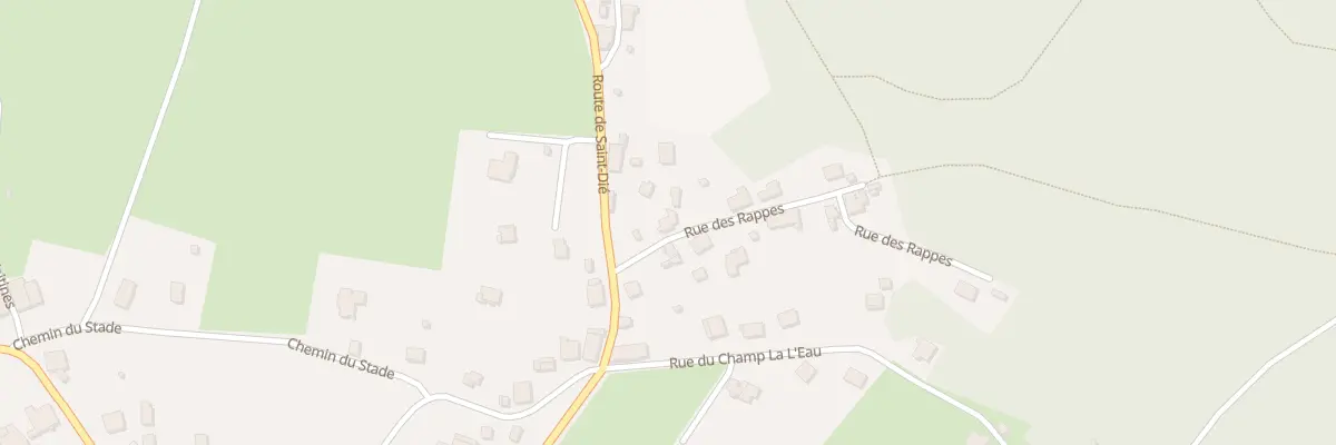 Plan du 45 Rue des Rappes à Housseras