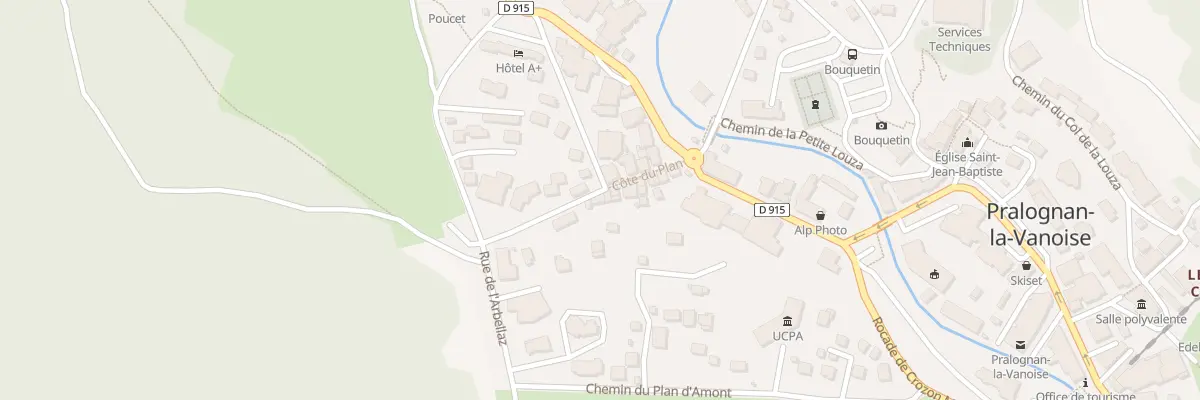 Plan du 7 Rue de l’aiguille d’août à Pralognan-la-Vanoise