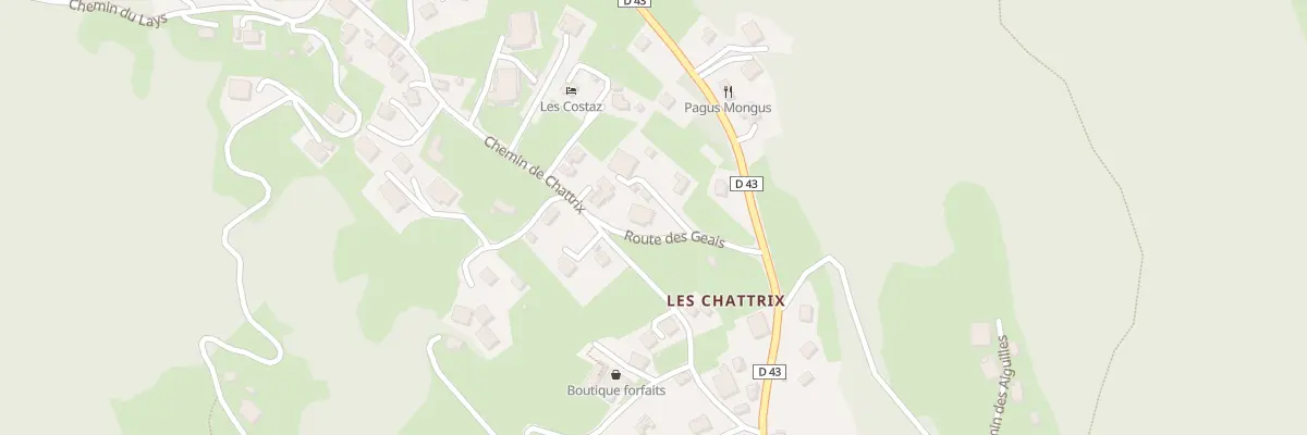 Plan du 88 Rte des Geais à Saint-Gervais-les-Bains