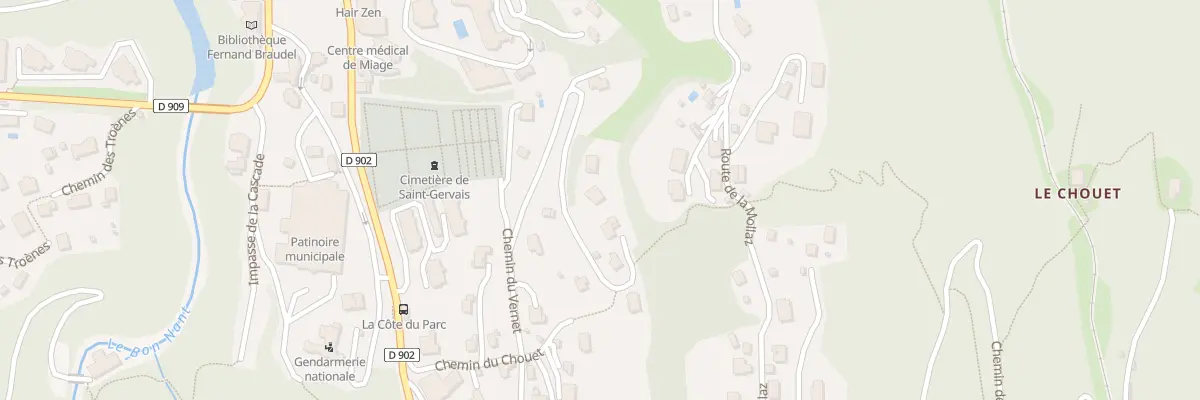 Plan du 543 Che du Vernet à Saint-Gervais-les-Bains
