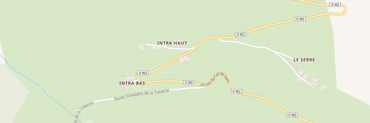 Plan du 5097 Sous l’Intra à Saint-Paul-sur-Ubaye