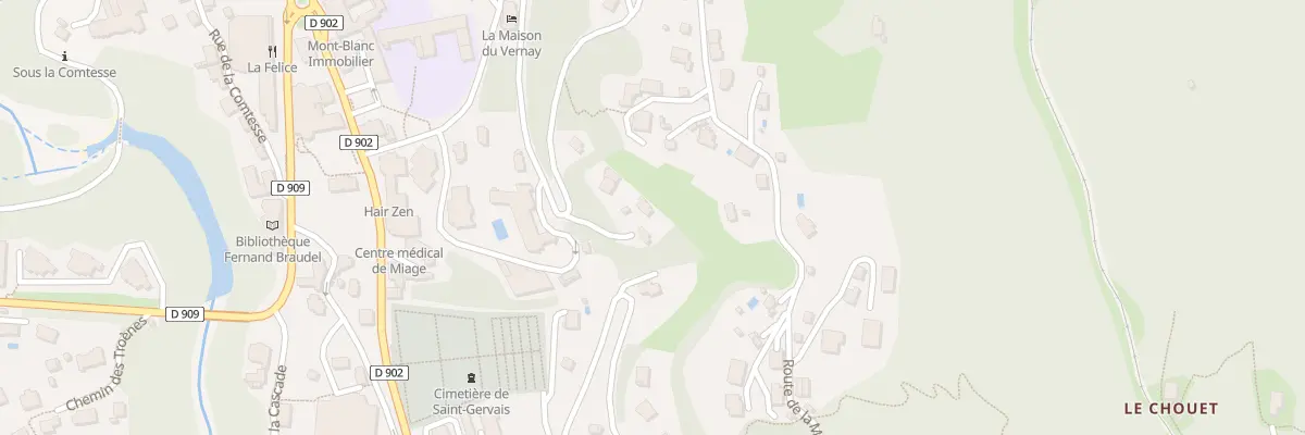 Plan du 438 Rte de la Mollaz à Saint-Gervais-les-Bains