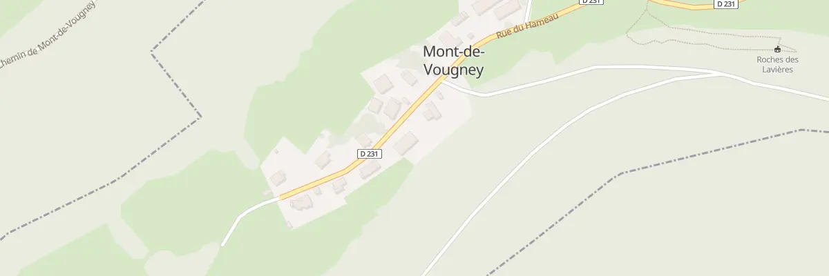 Plan du 7 Rue du Hameau à Mont-de-Vougney
