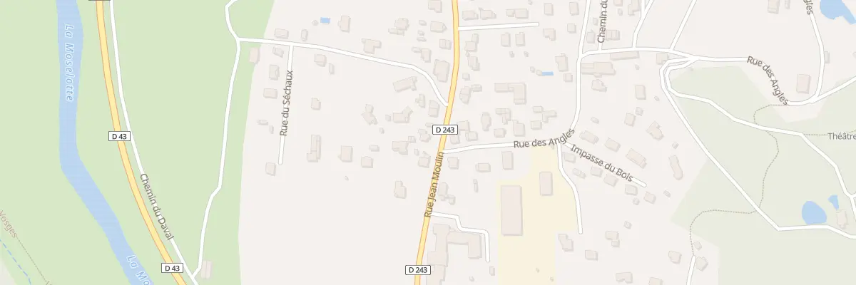 Plan du 32 Rue Jean Moulin à Vagney