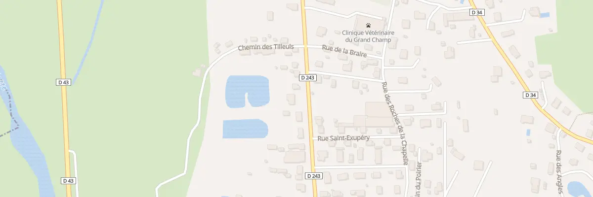 Plan du 10 Rue Jean Moulin à Vagney
