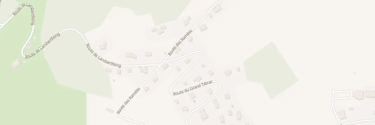 Plan du 25 Rte du Grand Tetras à La Forge