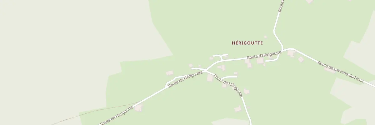 Plan du 3B Rte de Hérigoutte à Laveline-du-Houx