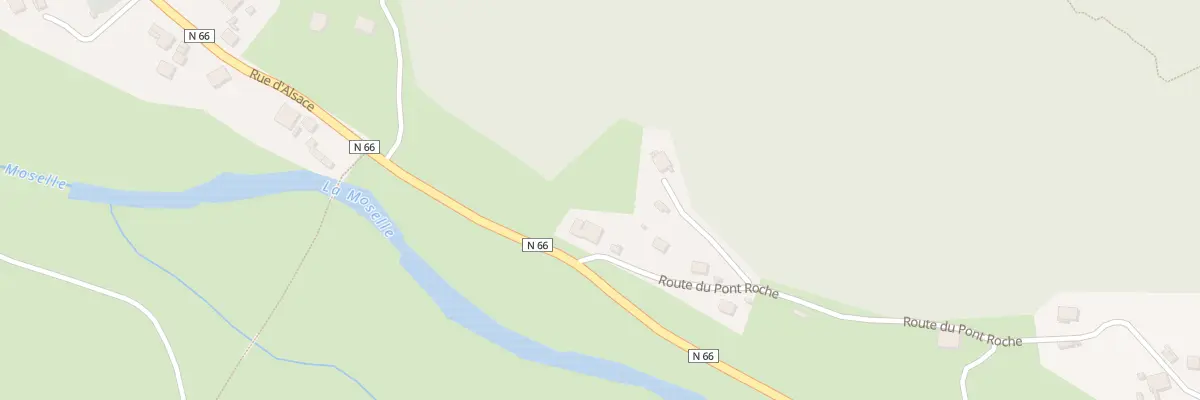 Plan du 3 Rte du Pont Roche à Ferdrupt