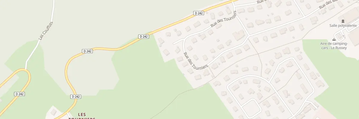 Plan du 19 Rue des Tourniers au Russey