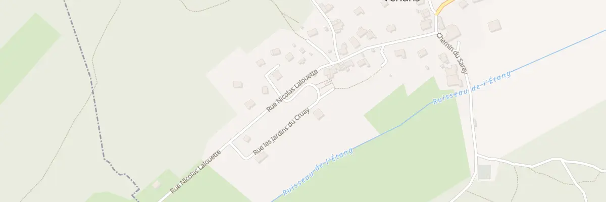 Plan du 2 Rue les Jardins du Cruay à Verlans