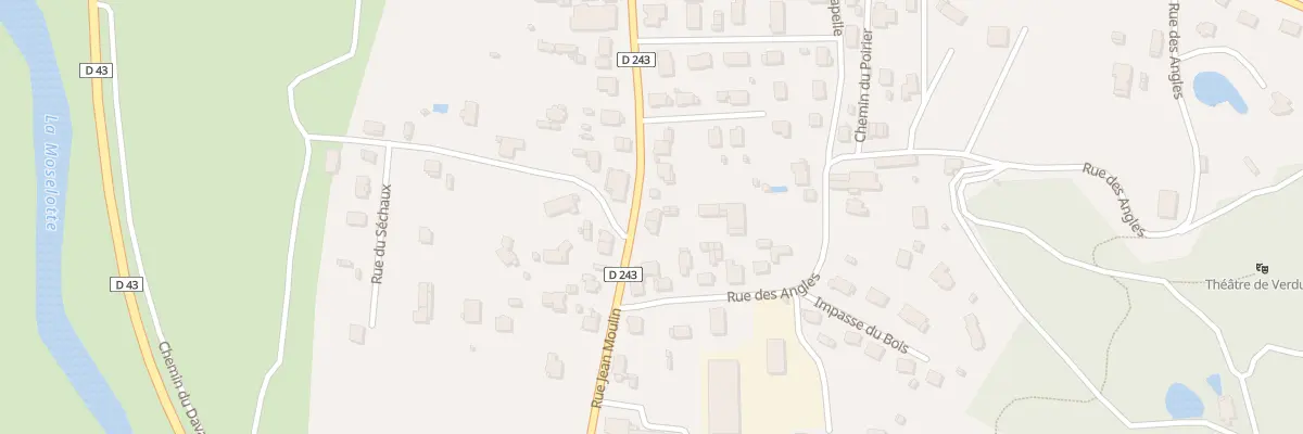 Plan du 15 Rue Jean Moulin à Vagney