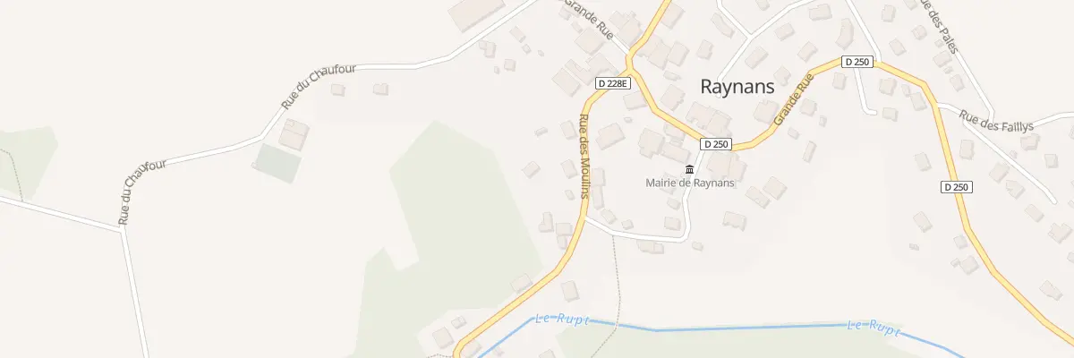 Plan du 21B Rue des Moulins à Raynans