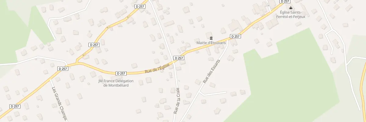 Plan du 24 Rue de l’Eglise à Étouvans