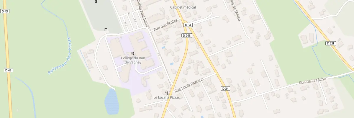 Plan du 10 Rue d’Ouffet à Vagney