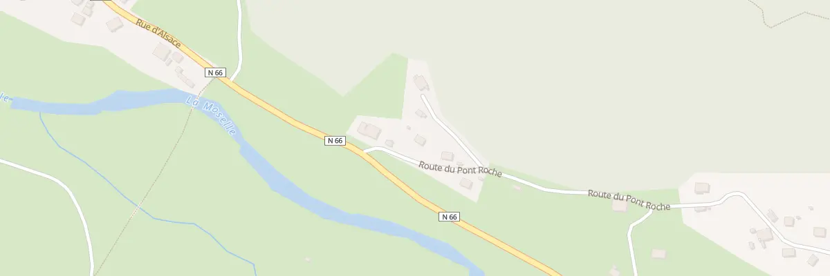 Plan du 5 Rte du Pont Roche à Ferdrupt