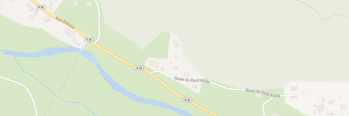 Plan du 9 Rte du Pont Roche à Ferdrupt