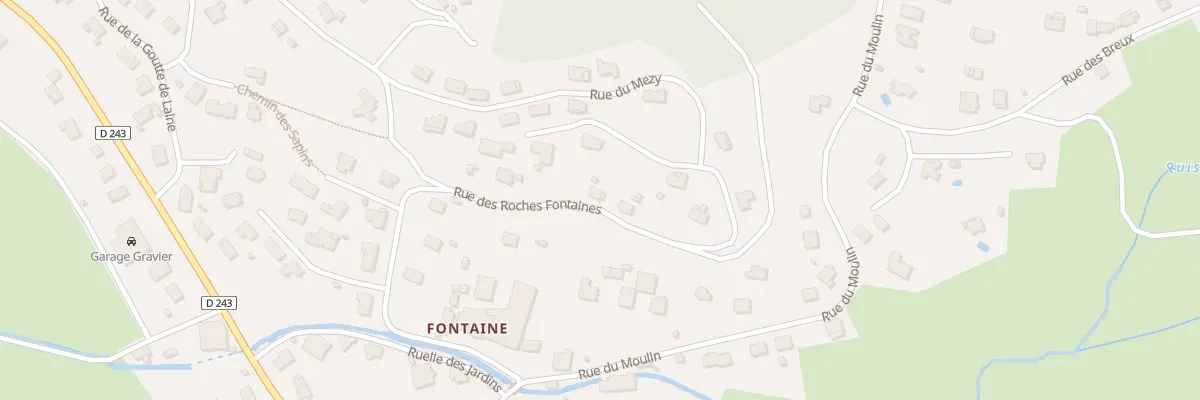 Plan du 9 Rue des Roches Fontaines à Vagney
