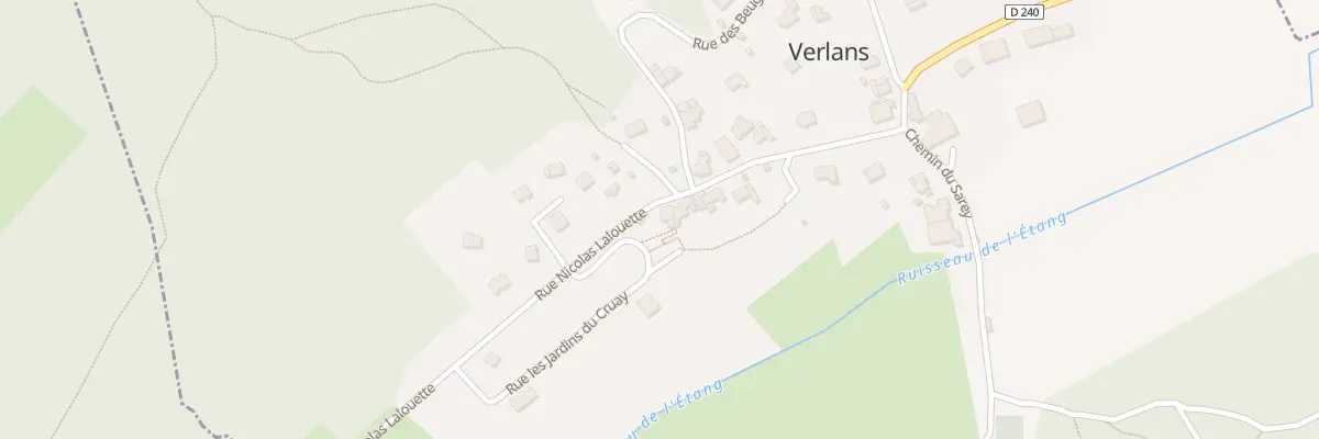 Plan du 21 Rue Nicolas Lalouette à Verlans