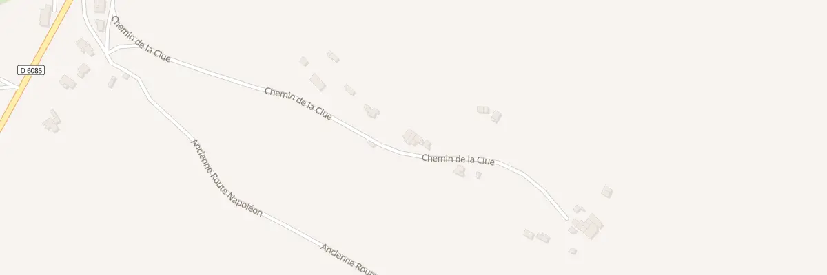 Plan du 487 Che de la Clue à Séranon