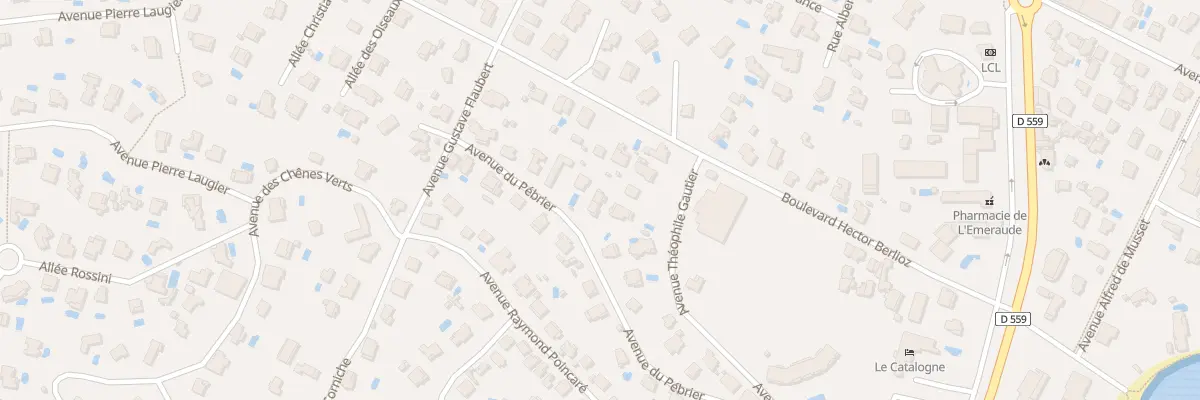 Plan du 288 Av du PEBRIER à Fréjus