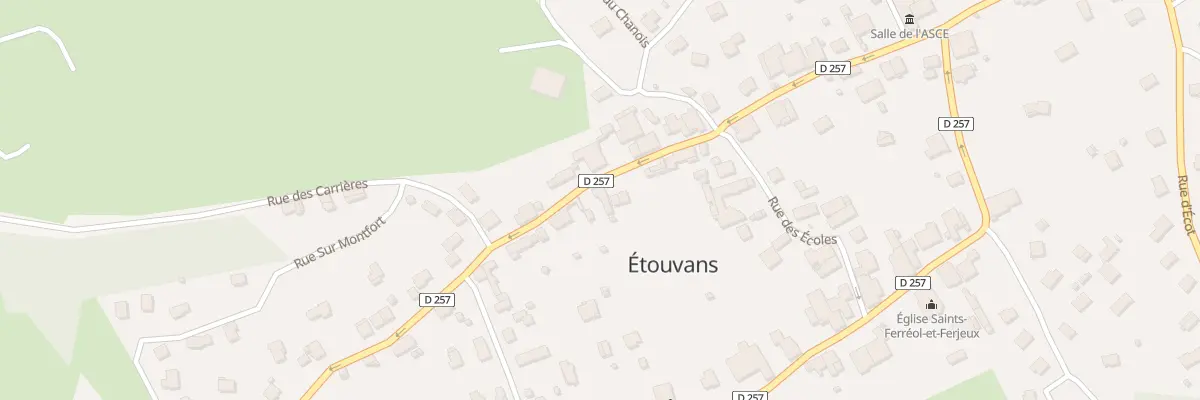 Plan du 24 Rue de la Libération à Étouvans