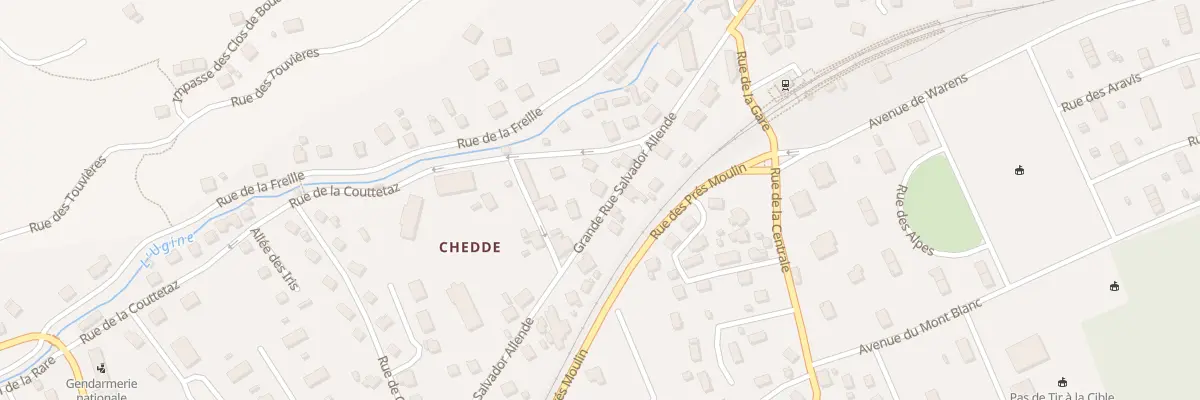 Plan du 553 Gde Rue Salvador Allende à Passy