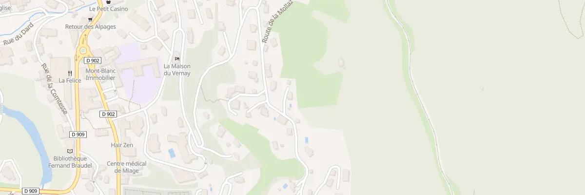 Plan du 919 Rte de la Mollaz à Saint-Gervais-les-Bains