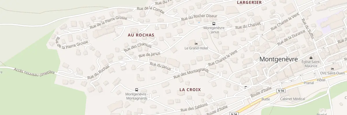 Plan du 30 Rue du Janus à Montgenèvre