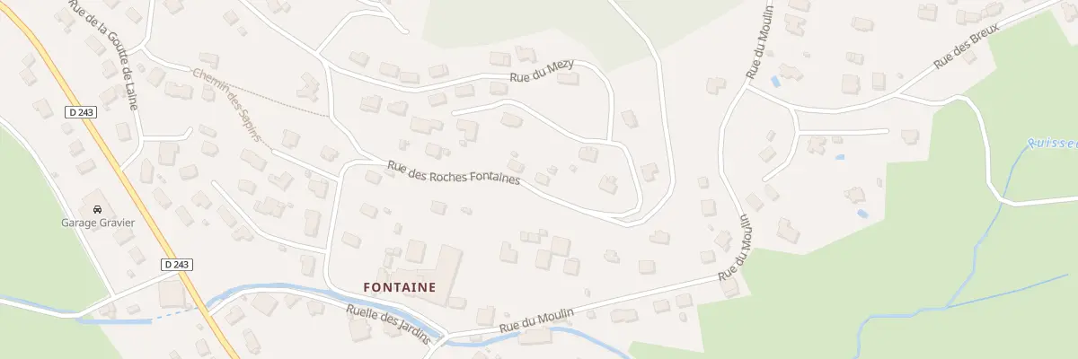 Plan du 11 Rue des Roches Fontaines à Vagney