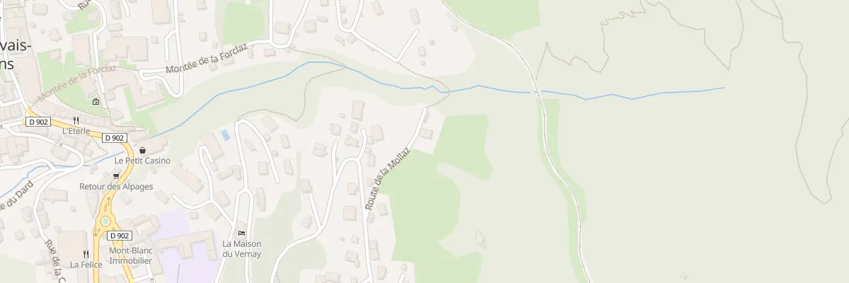 Plan du 755 Rte de la Mollaz à Saint-Gervais-les-Bains