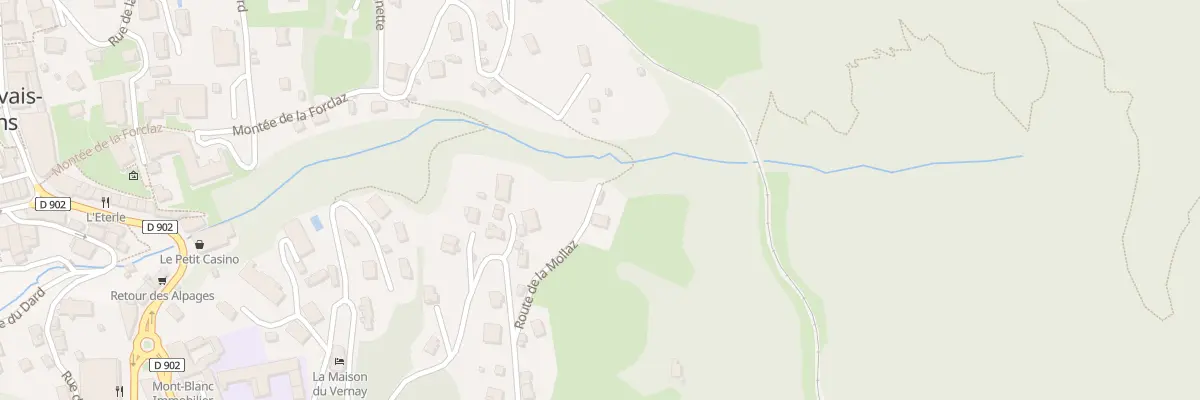 Plan du 751 Rte de la Mollaz à Saint-Gervais-les-Bains